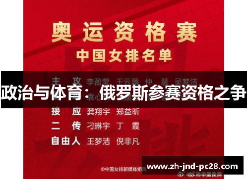 政治与体育:俄罗斯参赛资格之争 政治与体育:俄罗斯参赛资格之争